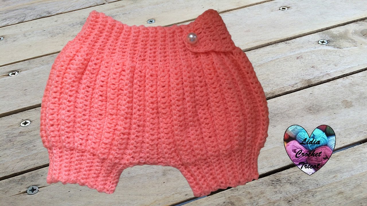 Sarouel bébé crochet très facile / Pantalon corto bebe tejido a crochet