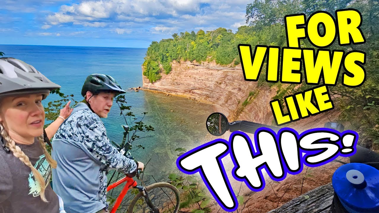 Taking on the PHENOMENAL Bike Trails of Grand Island Michigan | S1: E46