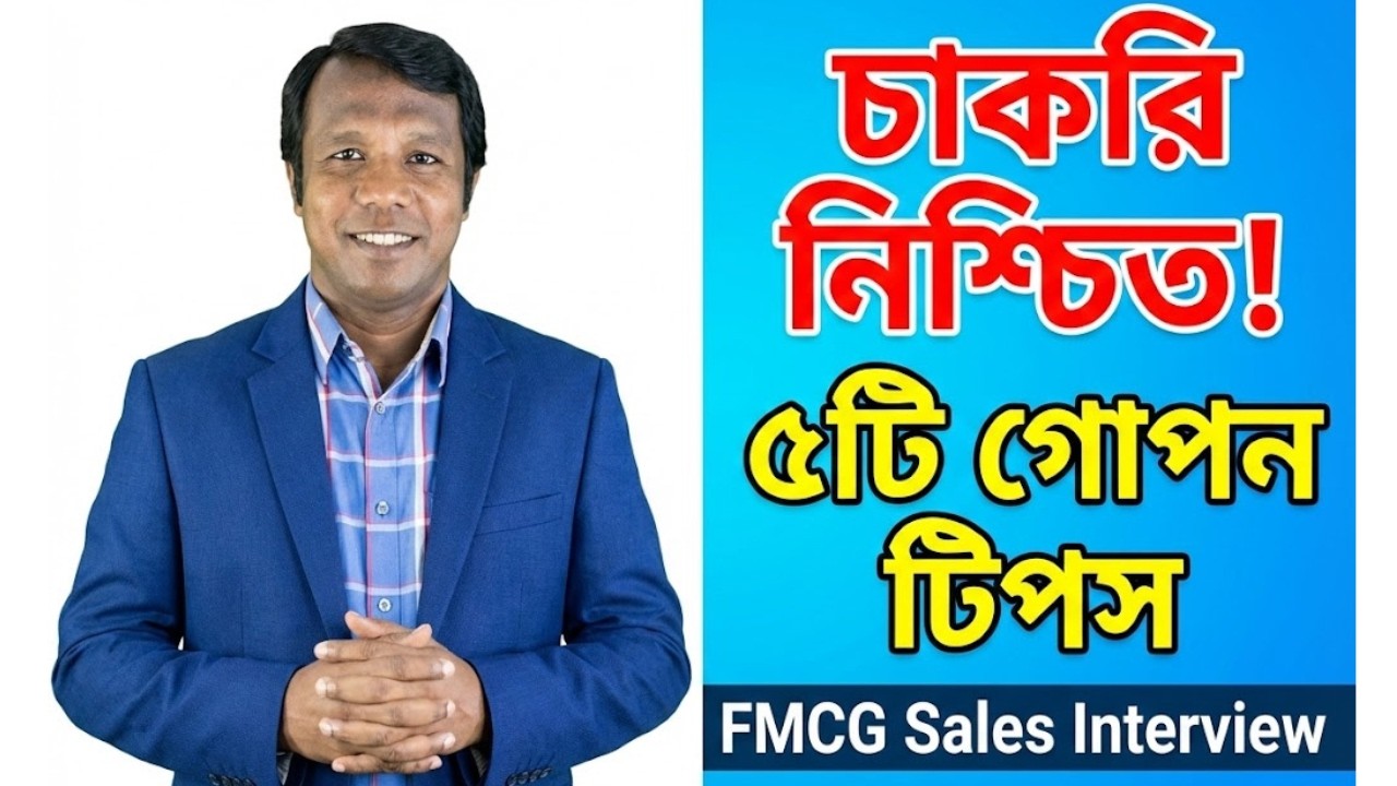 FMCG সেলস ইন্টারভিউ ক্র্যাক করার ৫টি সিক্রেট টিপস | Sales Interview Questions & Answers |