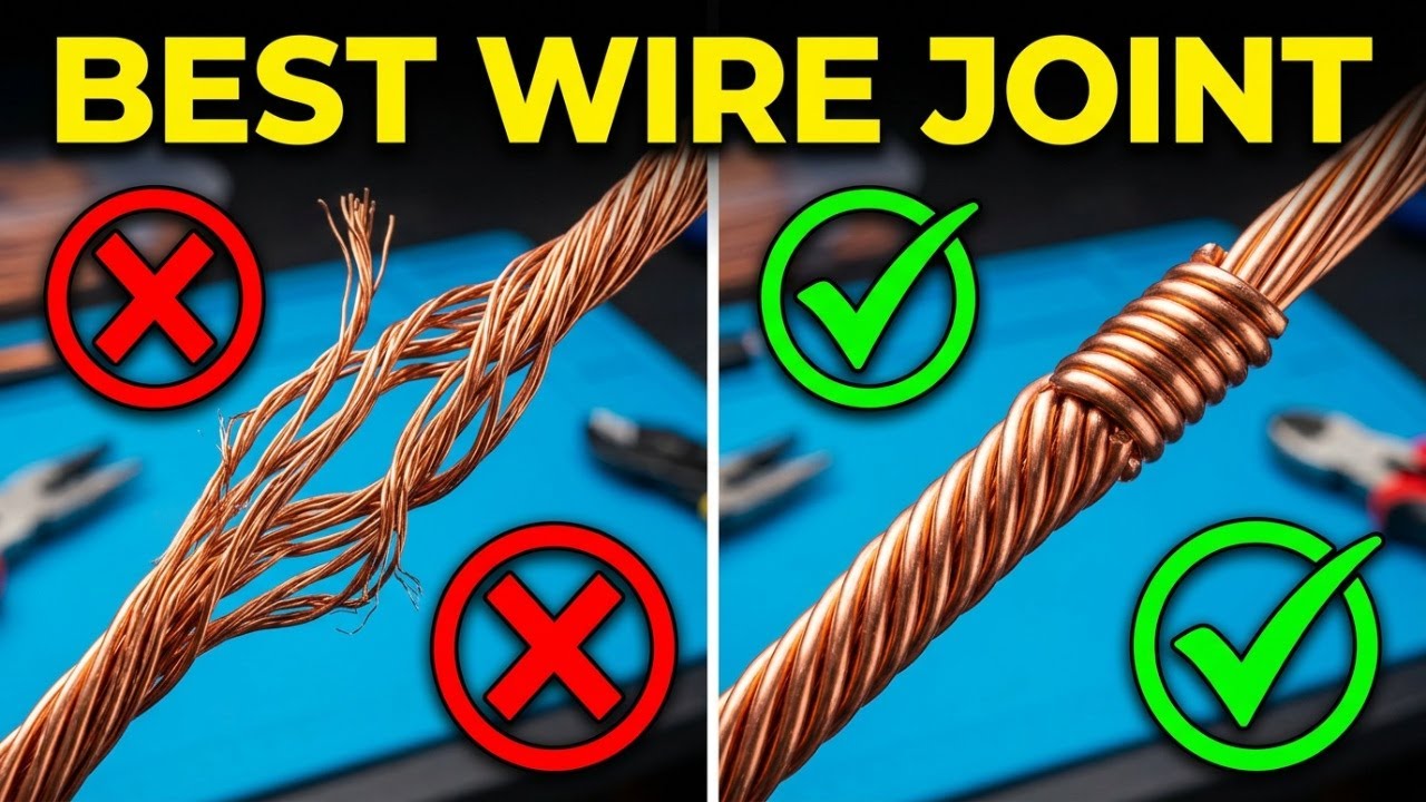 Awesome Idea! How to Twist Electric Wire Together | Properly Joint Electrical Wire | Tips & Tricks