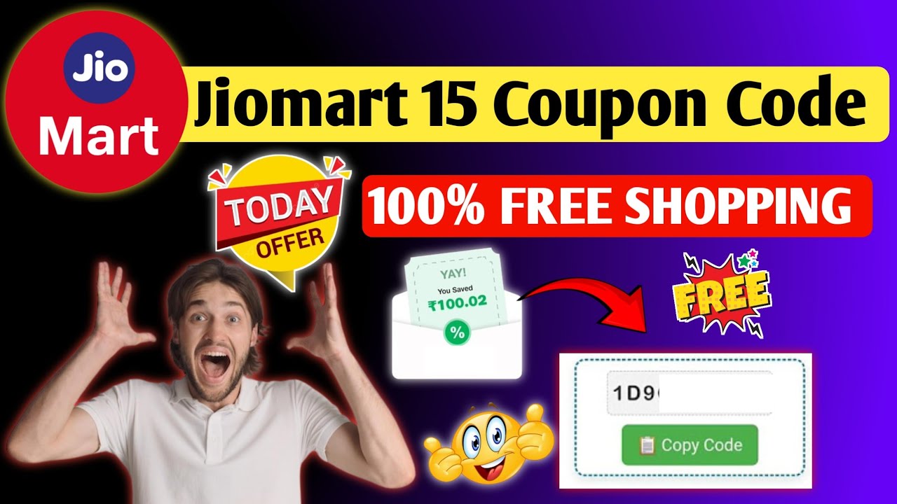 Jiomart Coupon Code Today | Jiomart 100 Free Shopping | Jiomart 100 off coupon | Jiomart offer today