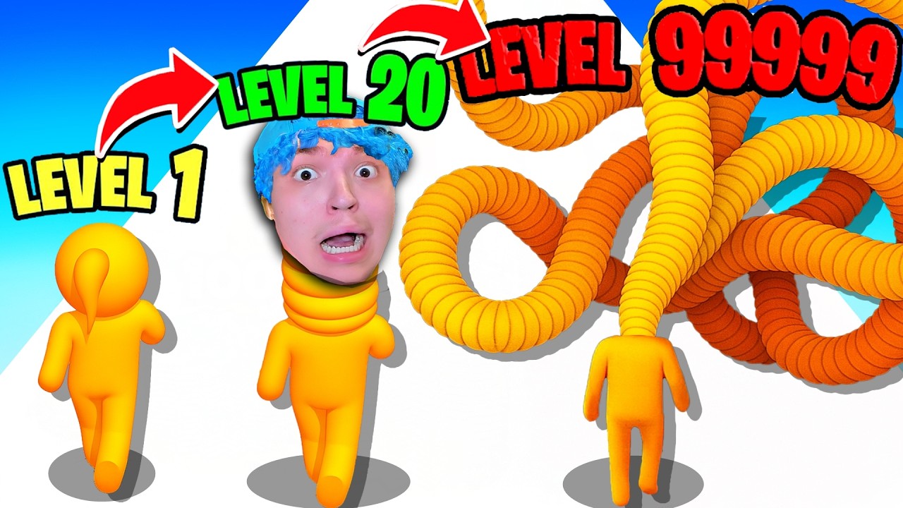 A CADA SEGUNDO O PESCOÇO CRESCE ATÉ FICAR GIGANTE!! (Long Neck Run)
