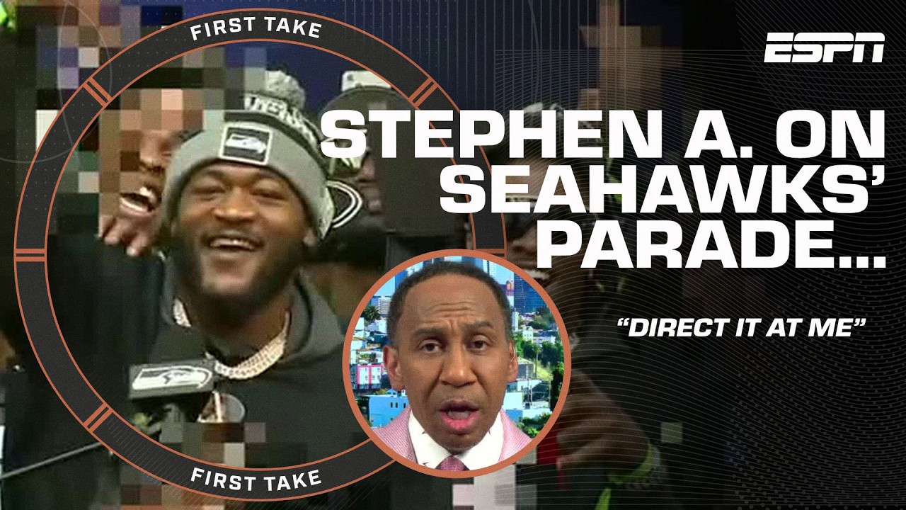 'Y'all are SB Champions...AND I STILL AIN'T APOLOGIZING' 😳 - Stephen A. to the Seahawks | First Take