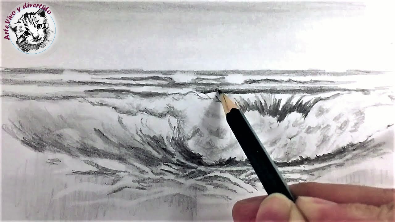 Como Dibujar una Marina con Lapiz muy Facil | Tecnicas de Dibujo