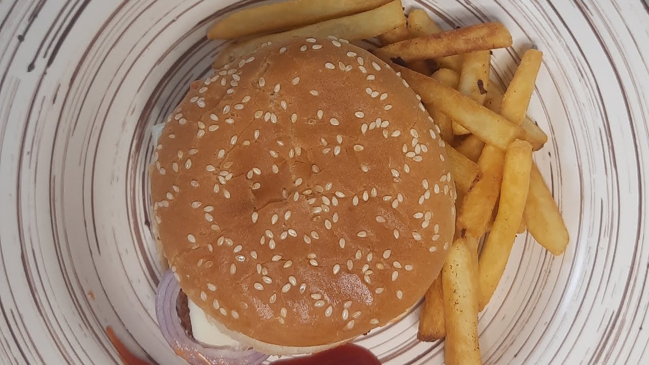 Spicy Paneer Burger @Celebrating Life Pooja