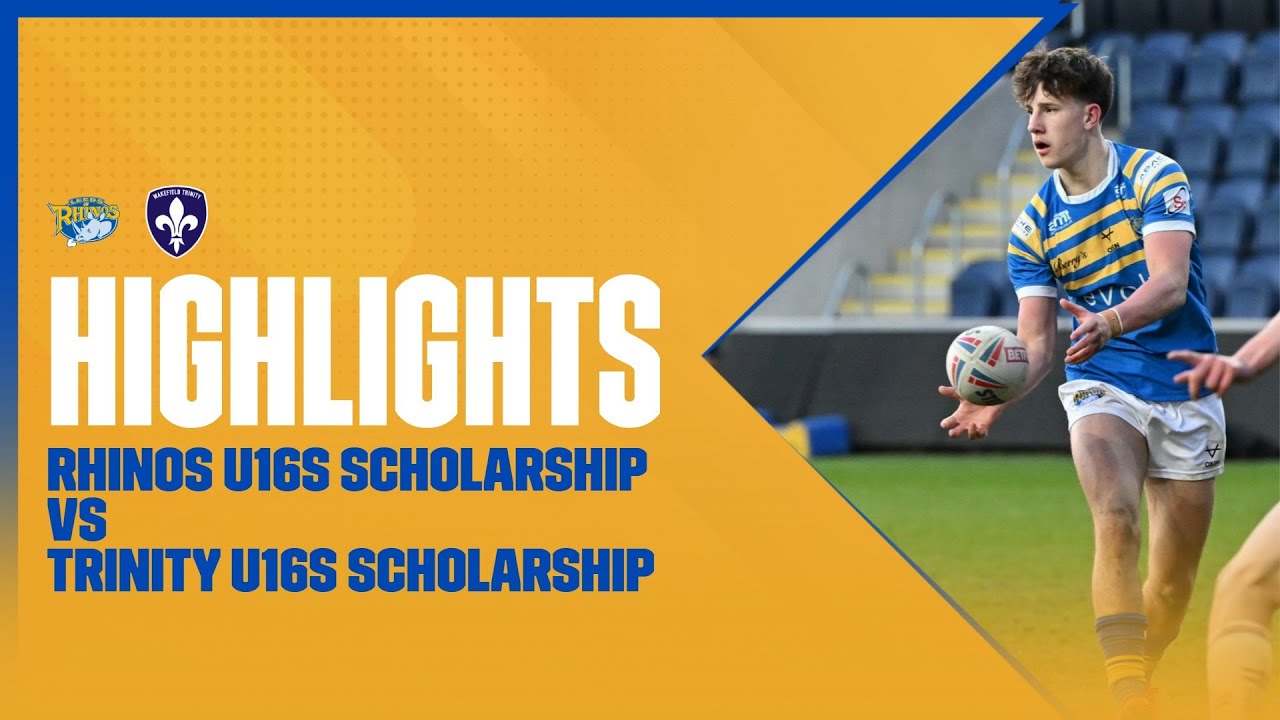 HIGHLIGHTS | Rhinos Scholarship vs Wakefield Trinity Scholarship