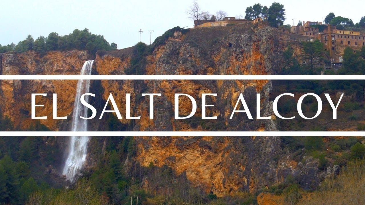 El Salt de Alcoy: La cascada más Alta de la provincia de Alicante - La vía verde en 4K