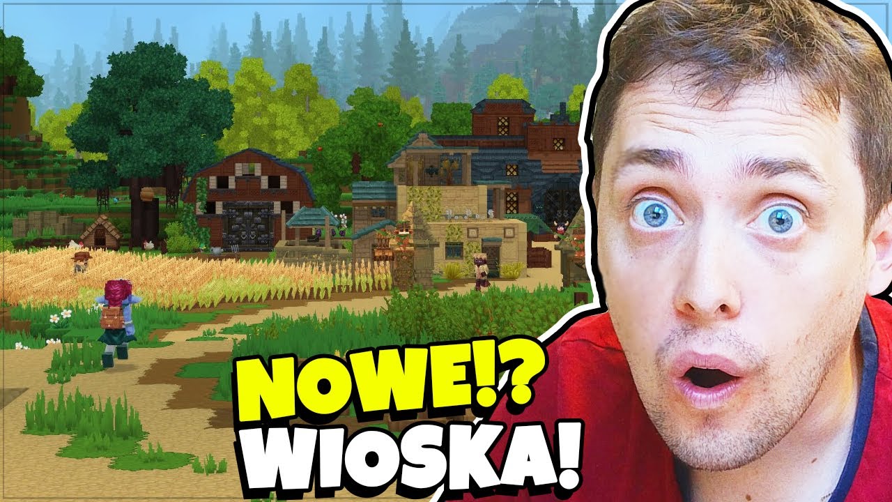 Hytale PL KOLEJNE INFORMACJE! WYGLĄD WIOSKI!