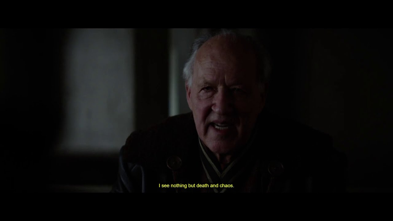 The Client's performance (Wener Herzog) in The Mandalorian