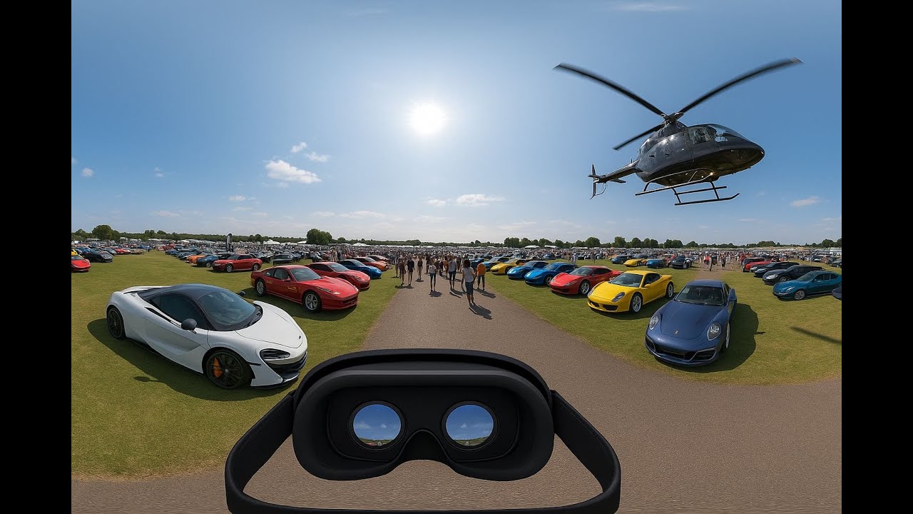 🎥 Supercar Fest in Full VR — Helicopter Ride Included! 🏎️🚁