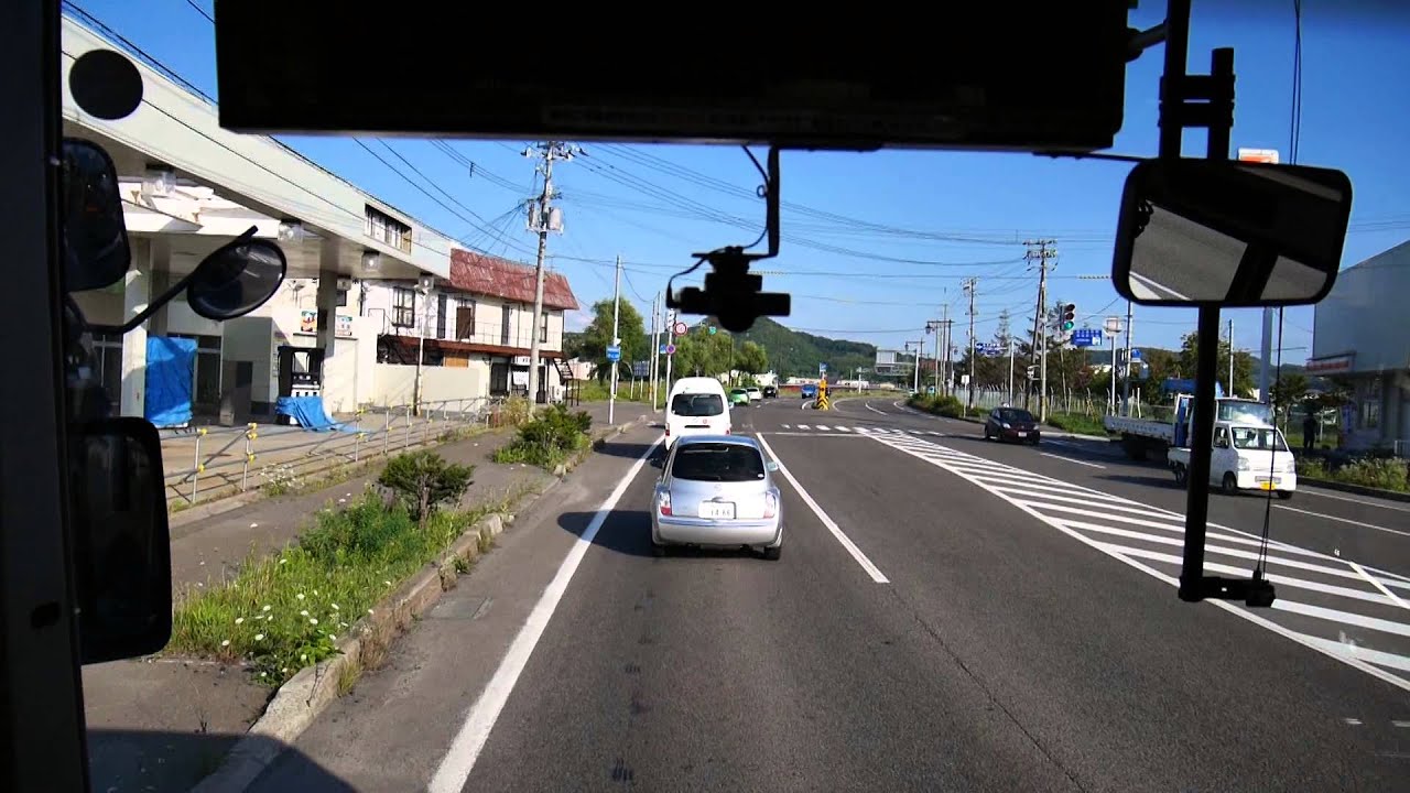 【前面展望】留萌十字街・留萌駅前～深川十字街～旭川駅【沿岸バス･留萌旭川線_日本縦断中！】