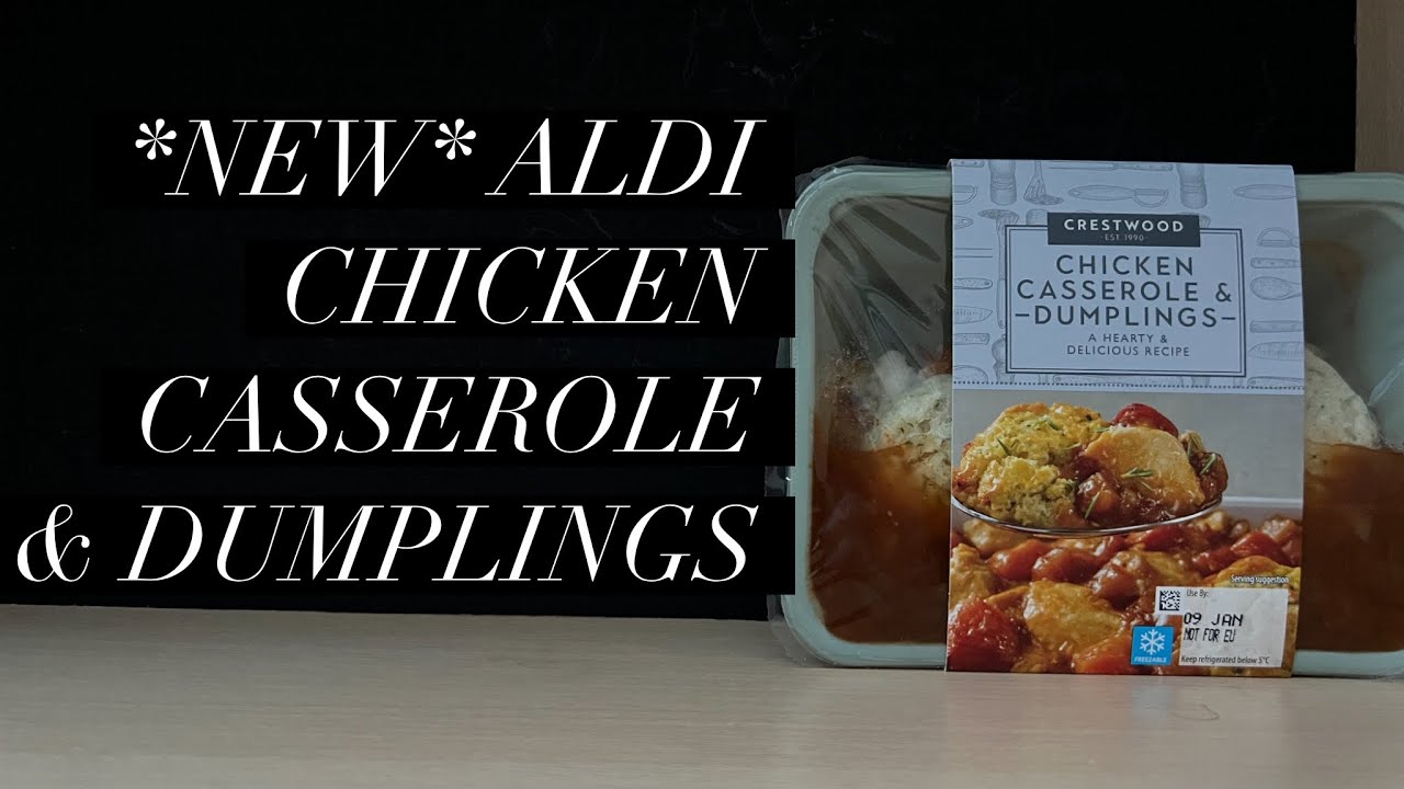 Aldi Chicken Casserole & Dumplings Review , Aldi Ready Meal Review