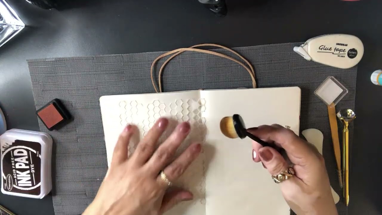 ASMR JUNK JOURNAL SCRAPBOOKING COLLAGE 