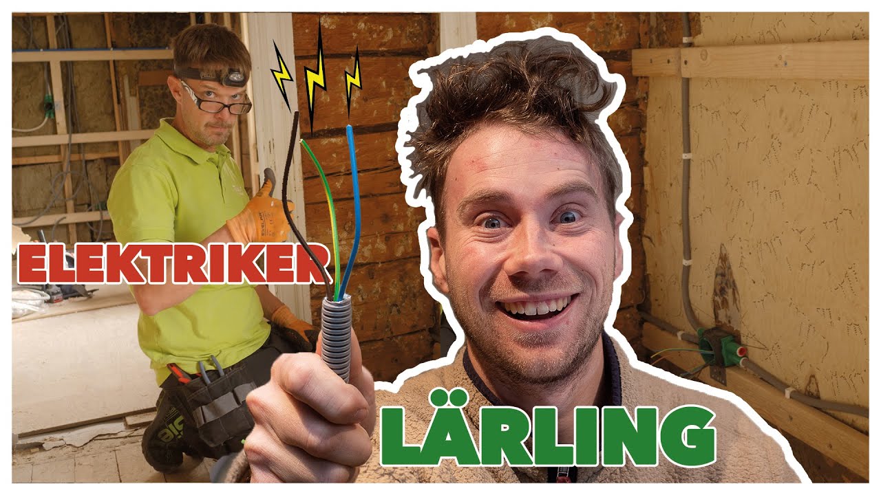 #13 Vi hjälper till att dra elen i huset - Hagalund gård, Renovering