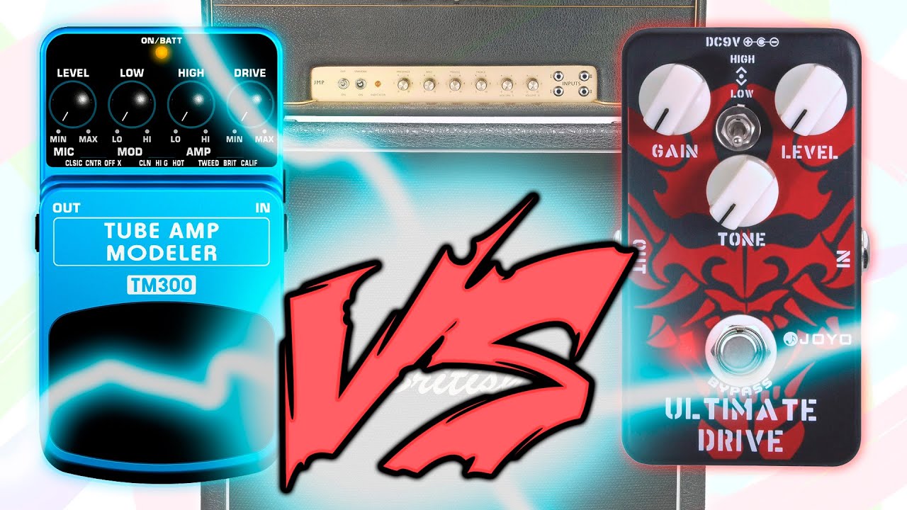 JOYO Ultimate Drive (OCD clone) vs Behringer TM300 || BOSS Katana 50 Mk1 || Squier Affinity STRAT