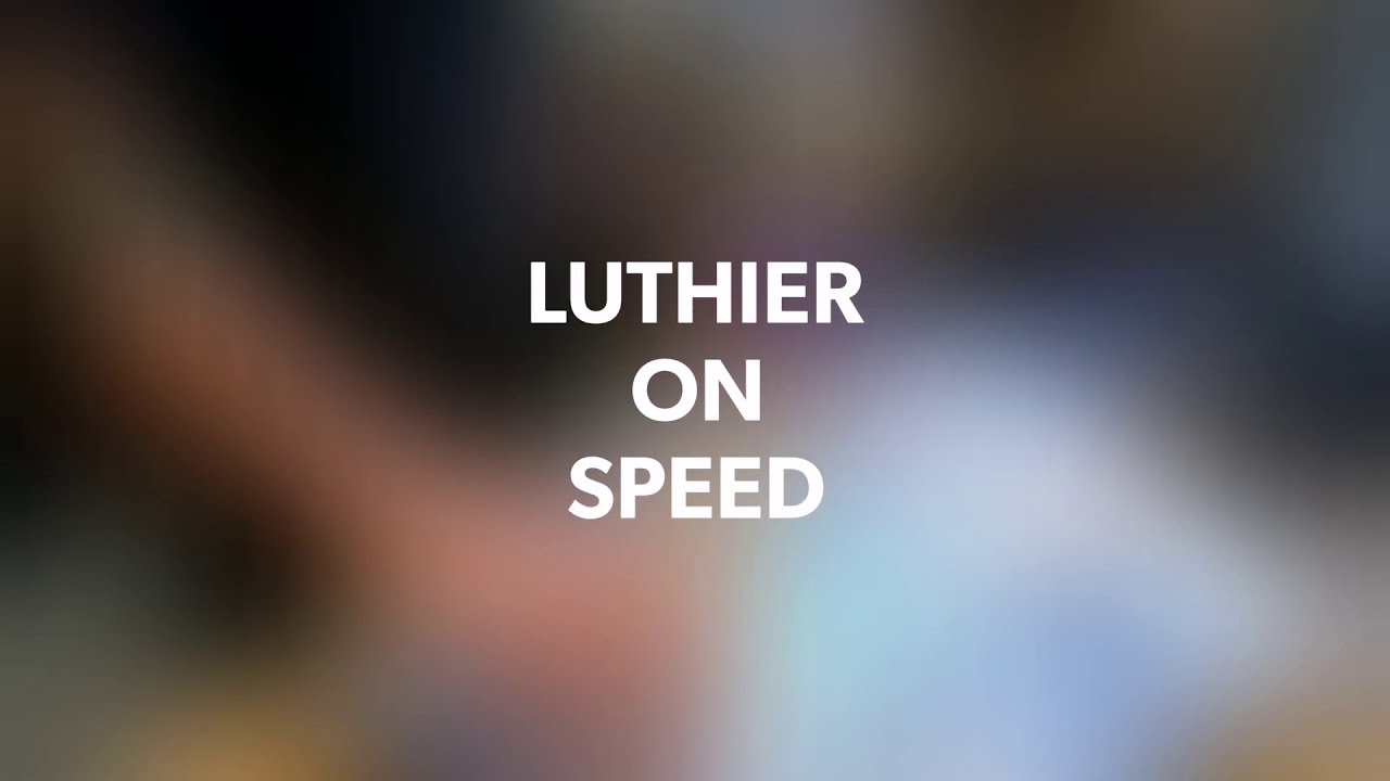 Bending flamed birch side to ukulele in 11 seconds.
