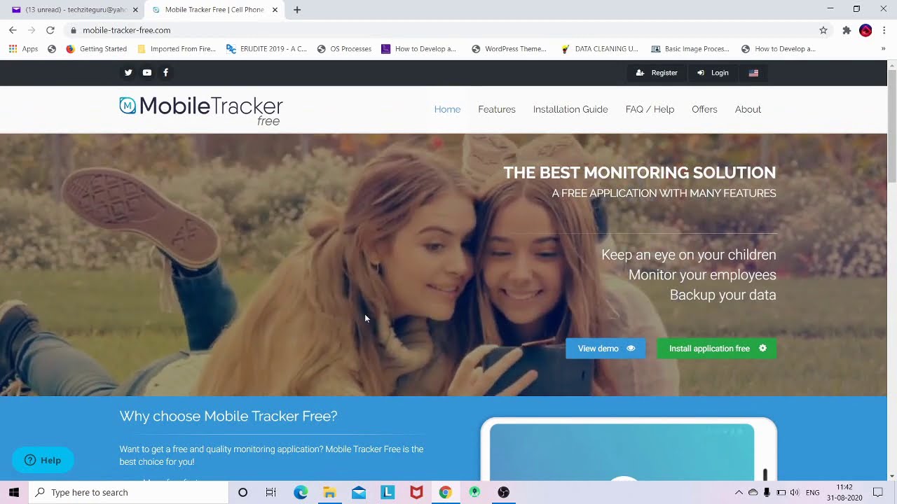 Mobile Tracker Free Telugu | Track Mobile in Telugu | Tracking Android Phone || Record Calls