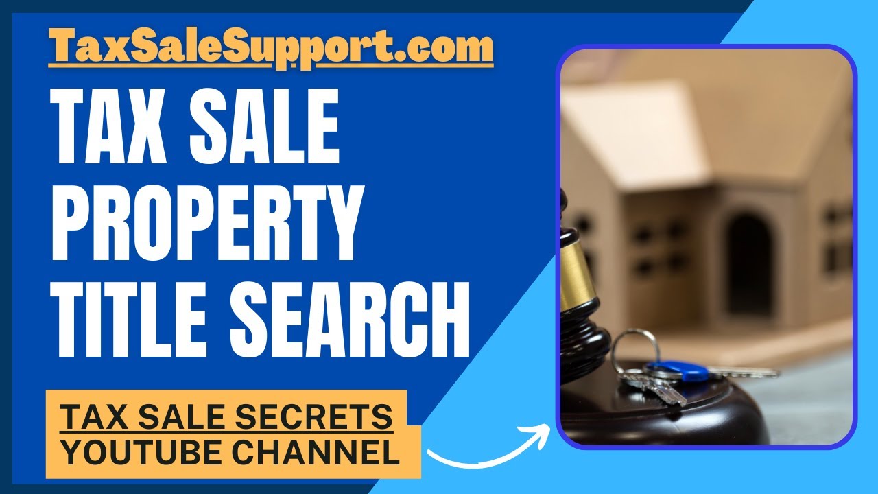 Tax Lien & Tax Deed Title Searches: Weekly Update