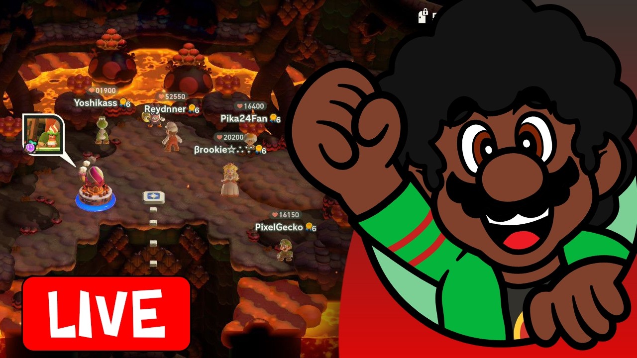 Playing Super Mario Wonder before the new DLC releases with Friends - Day Six