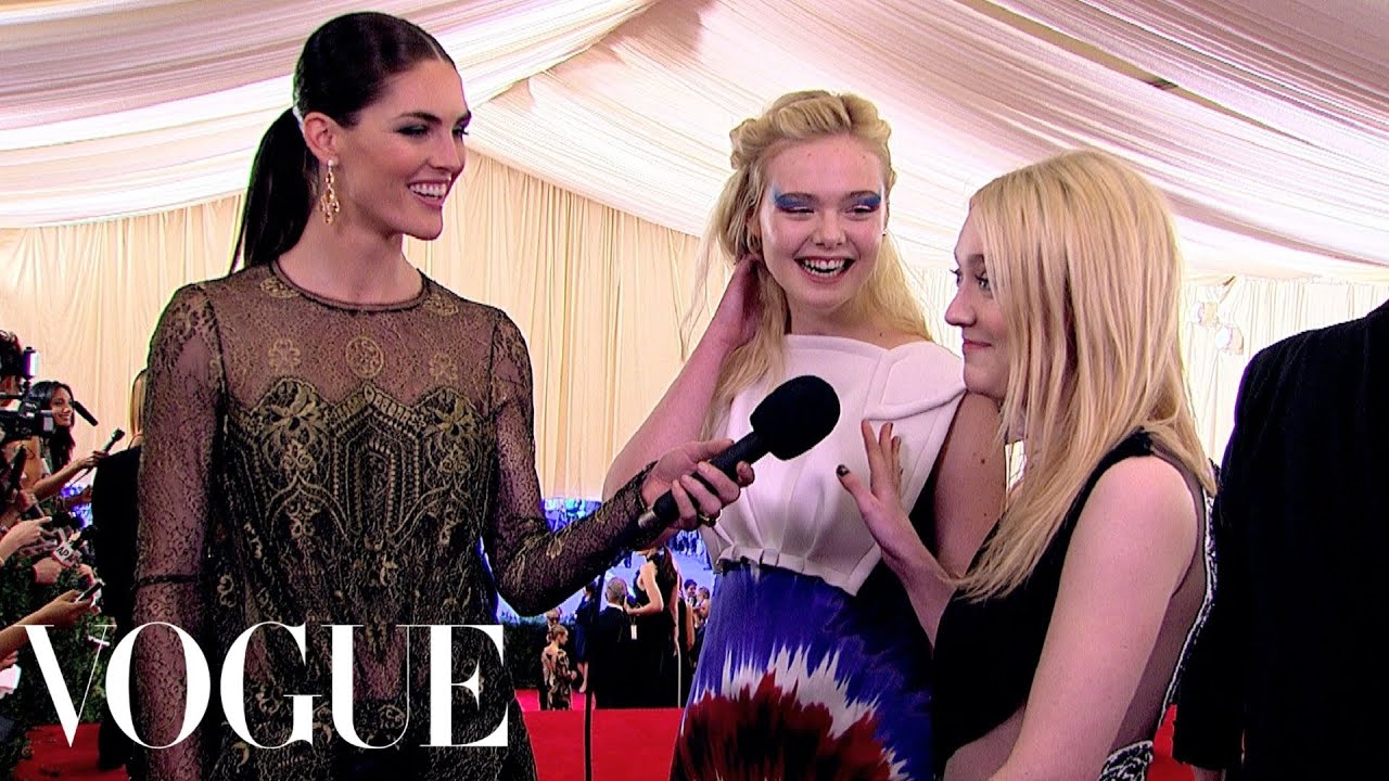 Elle and Dakota Fanning Are Excited to Experiment with Fashion - Vogue - Met Gala