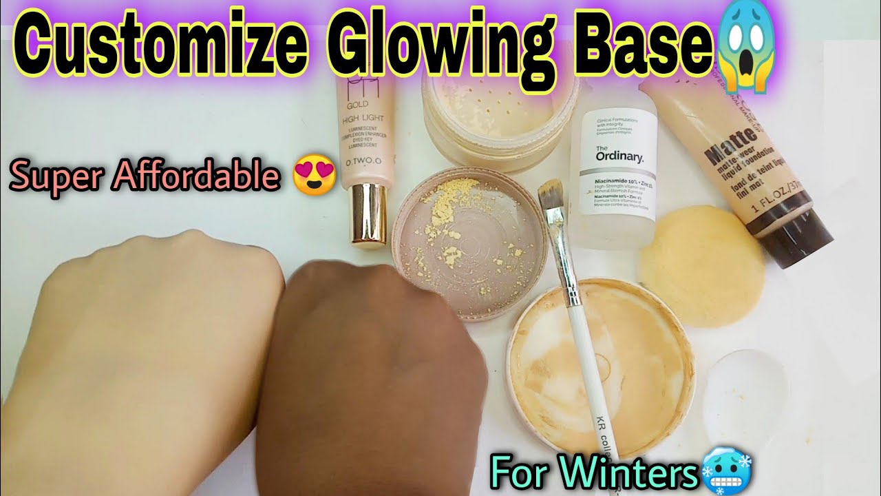 Instant Glowing Base for Winters😍 | Makeup Base Step by Step Guide for Beginners