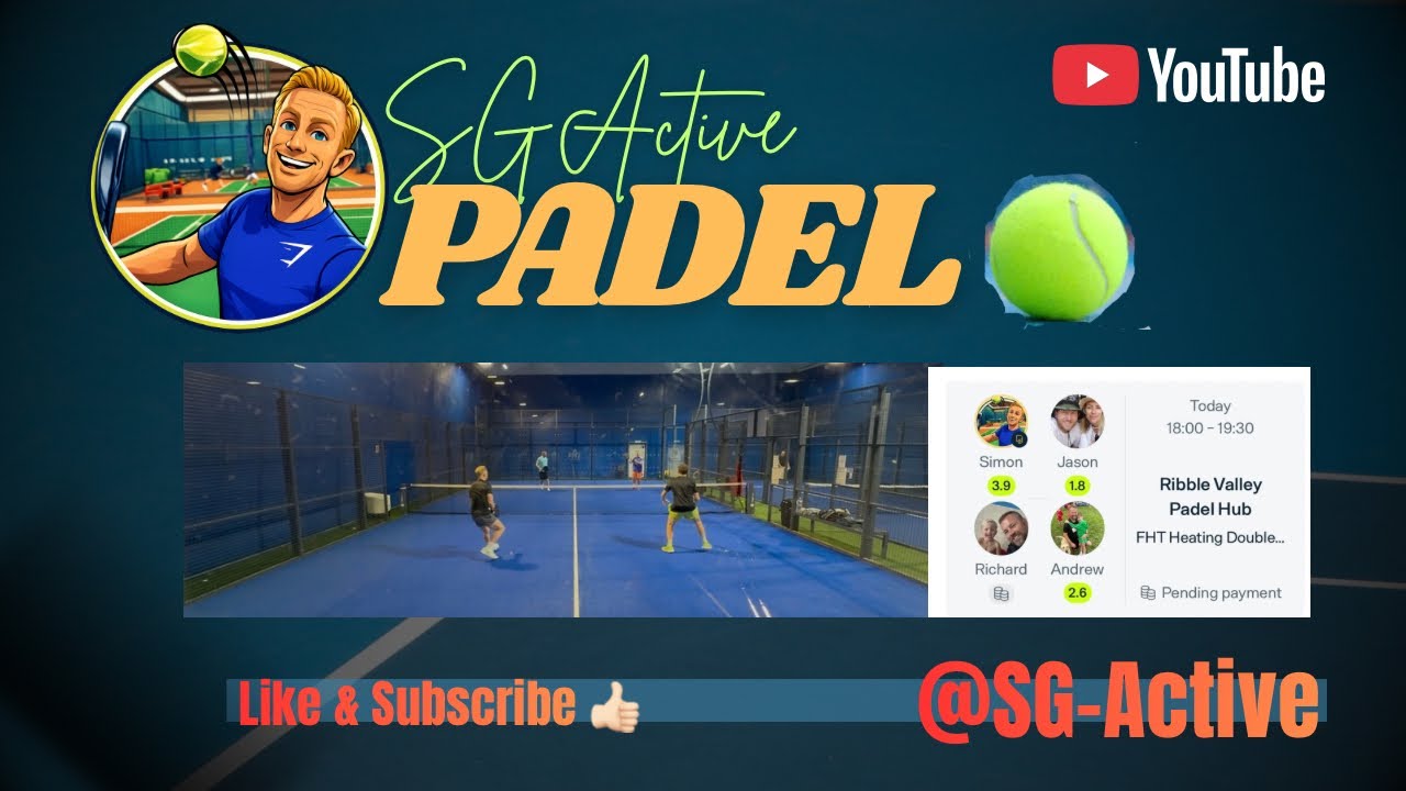RV Box League Padel Game, SG & JJ v RF & AB, 30/01/26 @ Ribble Valley Padel Hub