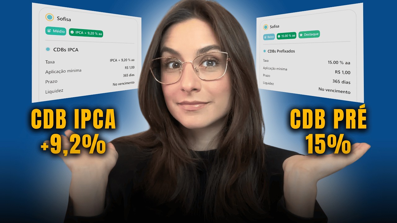 CDBs Pr&eacute; 15% e IPCA+9,2%! Os melhores CDBs com vencimento em at&eacute; 1 ano!