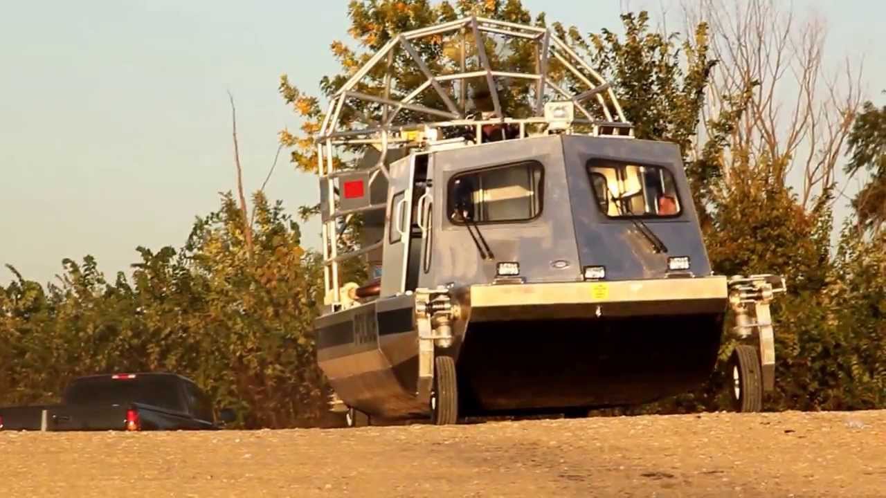 MRA'S WHEEL DEPLOYABLE RESCUE AIRBOAT IN ACTION