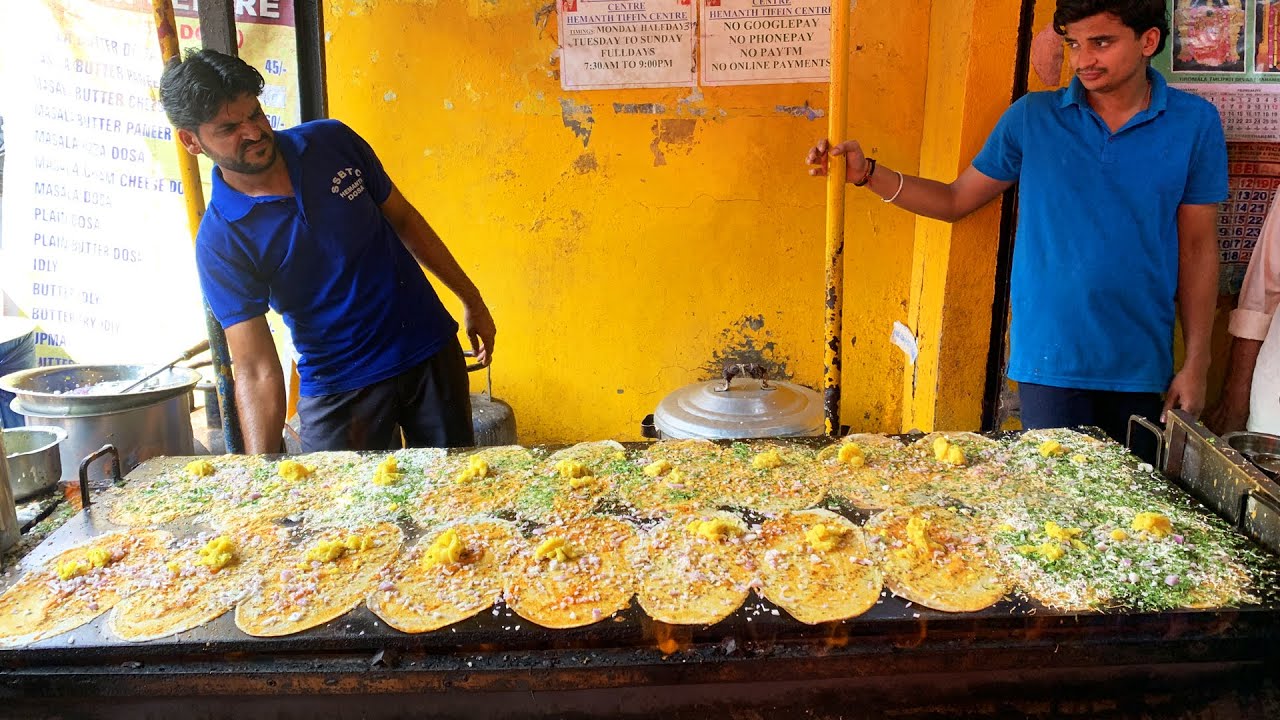 Most Famous Hemanth Dosa in Hyderabad | People are Crazy for this Dosa | Fastest Dosa Making