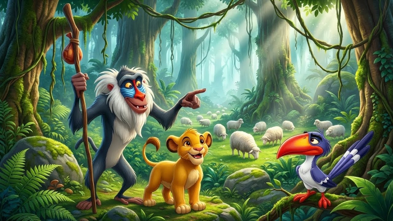 The Lion King: Simba, Rafiki & Zazu Explore the Mysterious Primal Jungle 🌿🦁🦜|The Lion King Animation