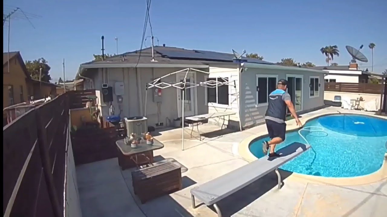 Amazon Driver Takes Dip in Customer’s Pool Amid Heatwave