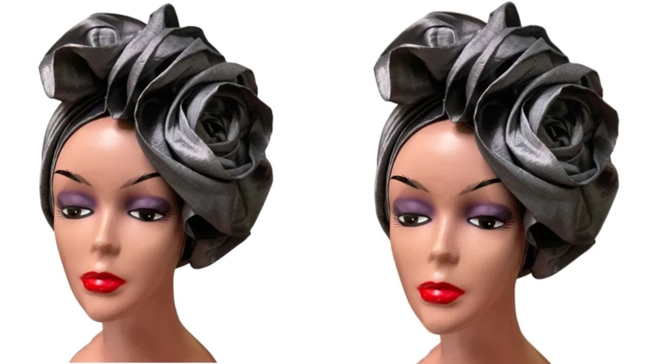 How to Make One-Side Ruffle Turban Cap Part 2