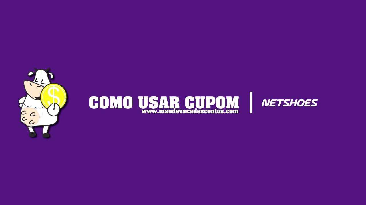 Como usar cupom de desconto - Netshoes