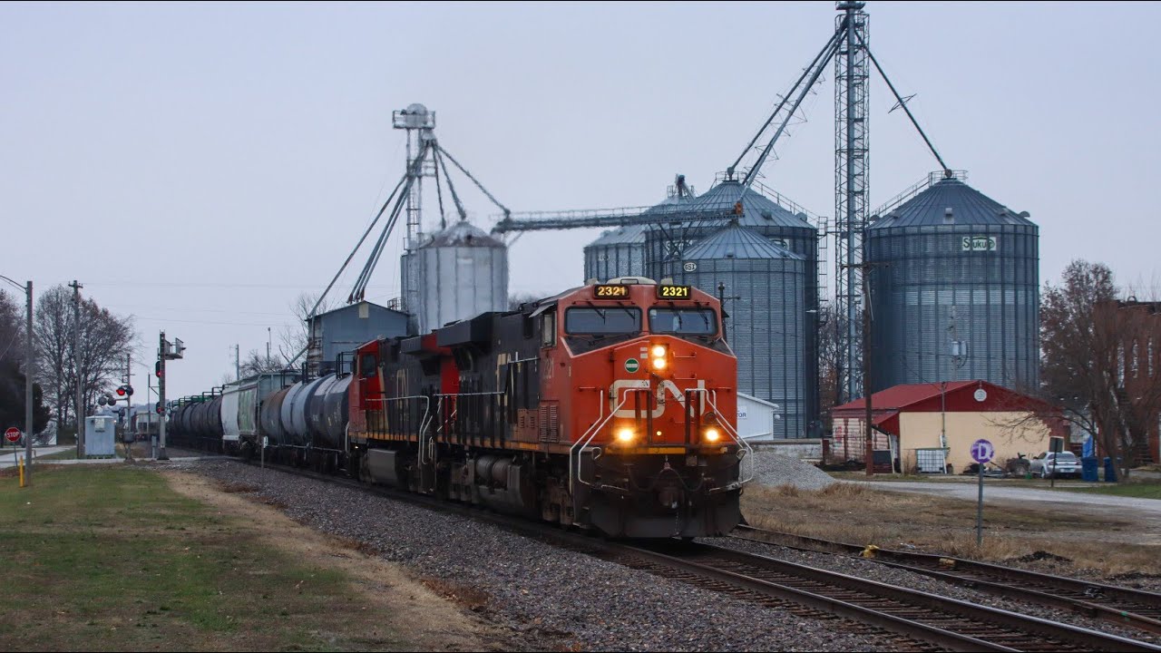 Southern Illinois Trains! Canadian National, Union Pacific, & Norfolk Southern