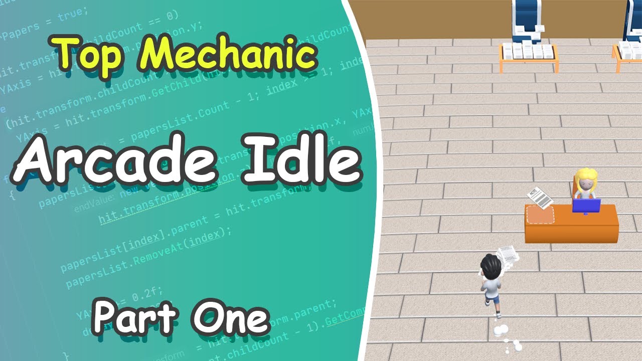 Arcade Idle Mechanic | Part One  #hypercasualgame