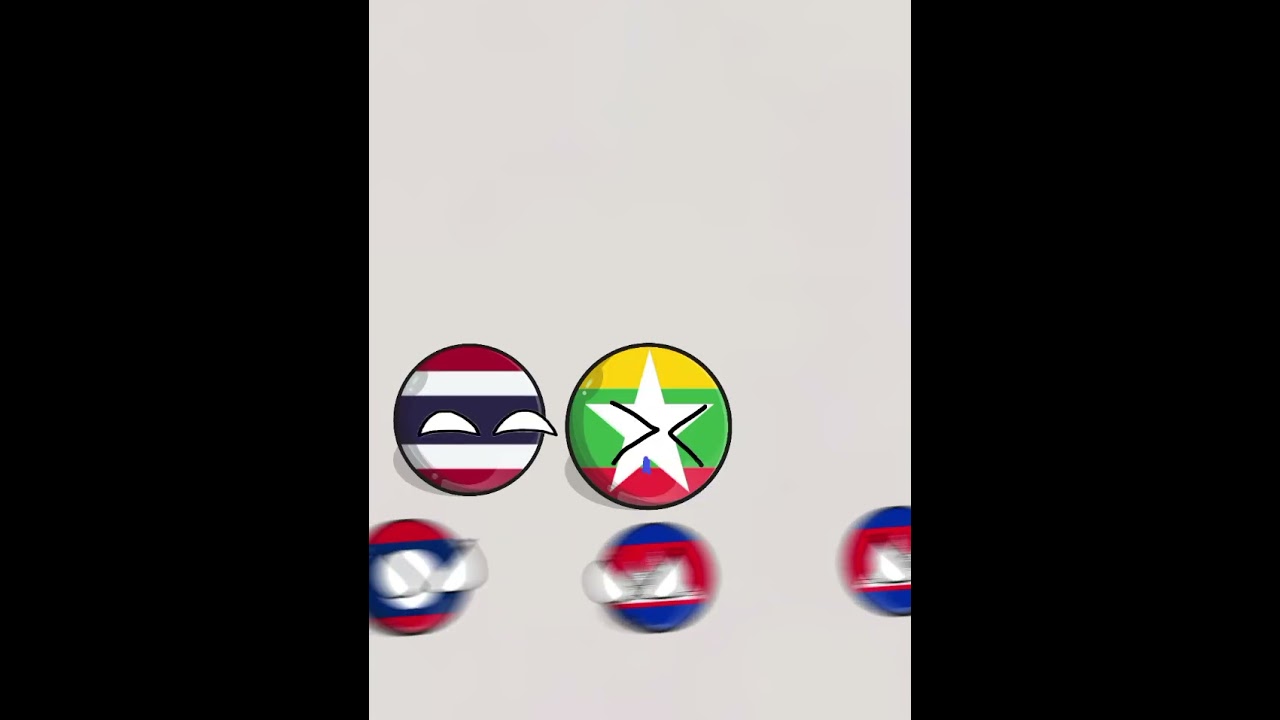 Mainland Southeast Asia family #countryballs #edit