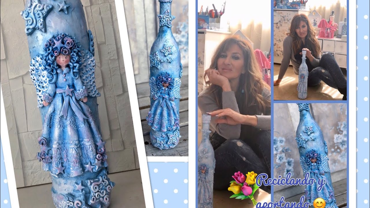 RECICLANDO 1 BOTELLA. diy ,como se hace, Yobanka Art.