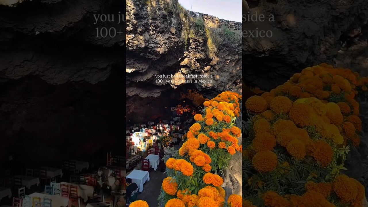 Breakfast Inside a 100-Year-Old Cave 😮🥐 