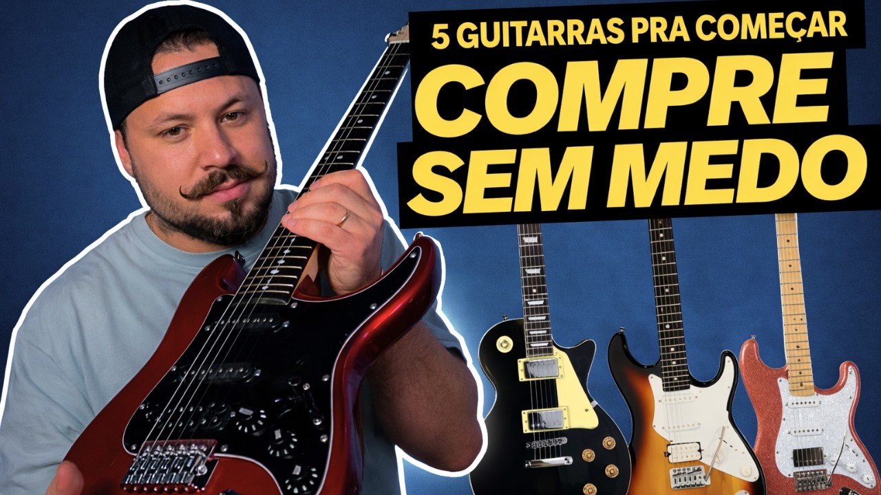 5 Guitarras BARATAS que você pode comprar SEM MEDO (Iniciante)