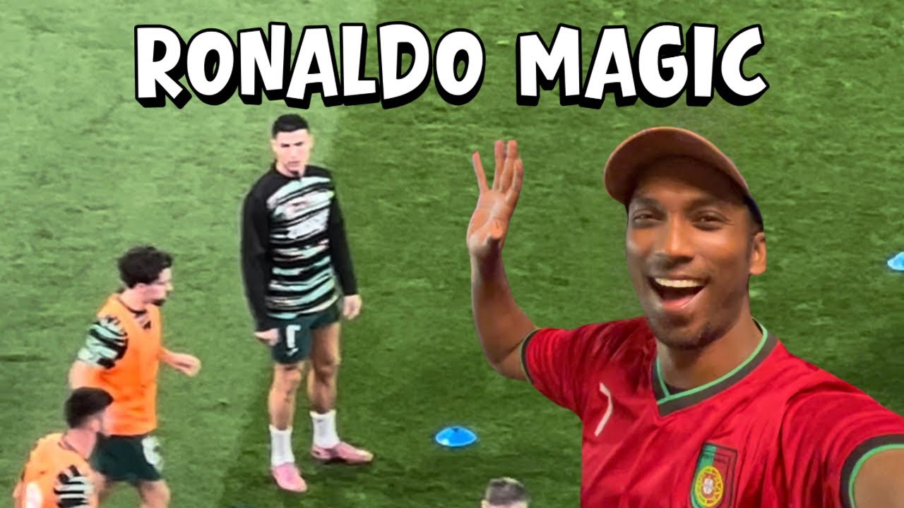 Ronaldo কে প্রথমবার সামনা-সামনি দেখলাম 😍| জীবনের সেরা মুহূর্ত। Portugal vs Ireland