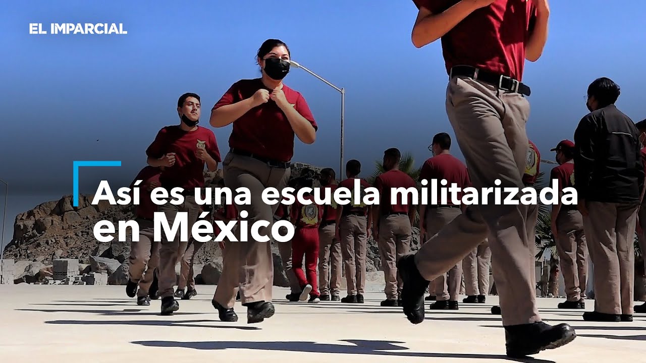 Así es una escuela militarizada en México