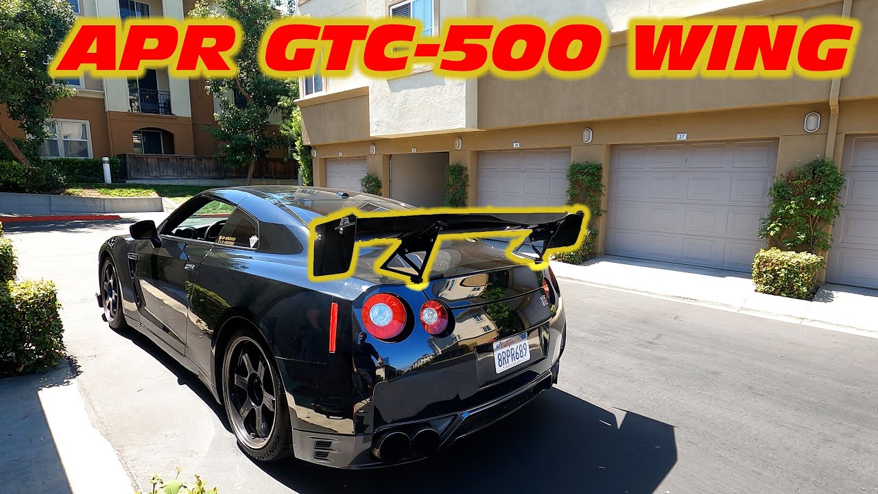 INSTALLING AN APR GTC-500 WING ON MY NISSAN R35 GTR