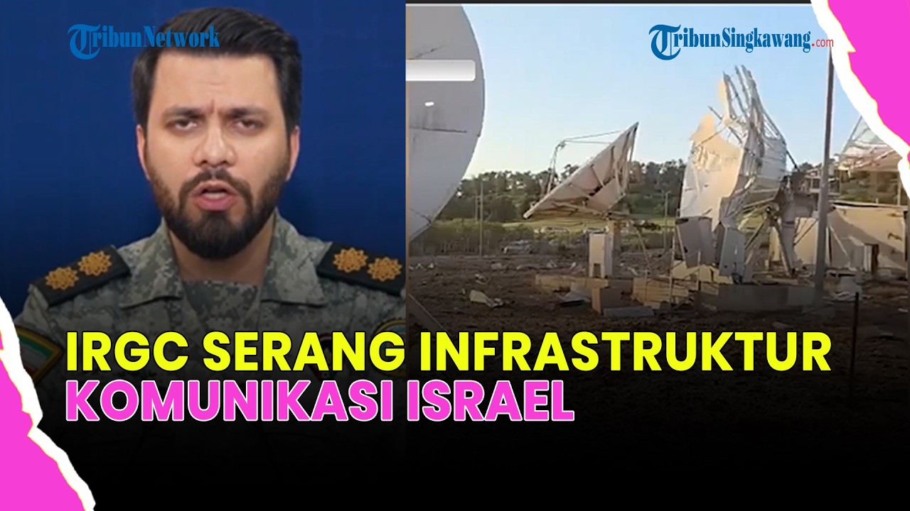 🔴DRONE BUNUH DIRI IRAN HANTAM FASILITAS SATELIT MILITER ISRAEL DI SELATAN TEL AVIV