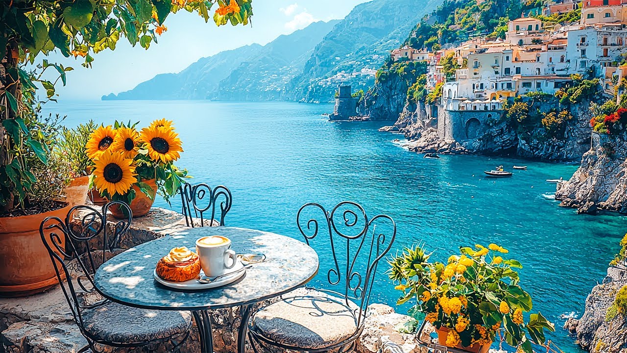 Golden Morning Jazz  | Smooth Jazz For Relaxation And Inspiration By The Crystal-Blue Sea