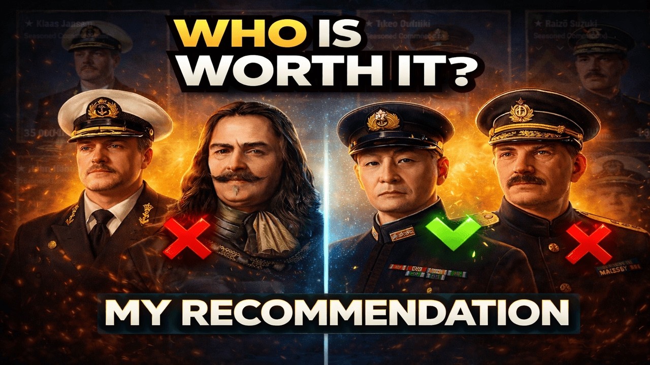 Which Seasoned Commanders Are Worth Getting For Which Ships Explained | World of Warships