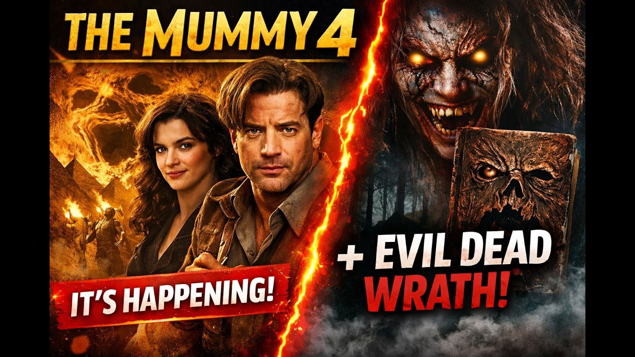 The Mummy 4 CONFIRMED With Brendan Fraser & Rachel Weisz + Evil Dead Wrath Update!