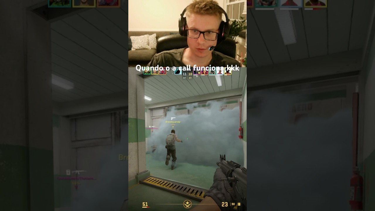 Quando @LucasWeise acerta na call kkkk #cs #csgo #player