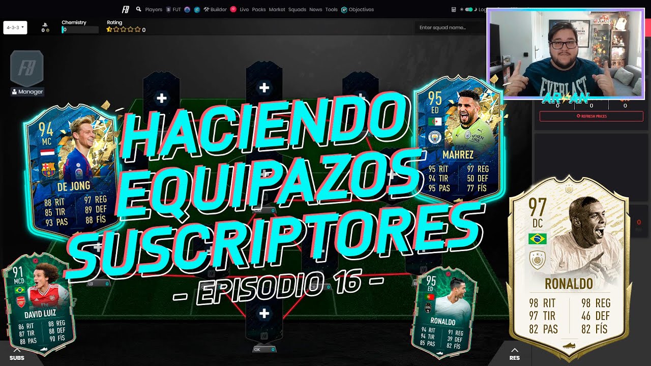 HACIENDO EQUIPOS A SUSCRIPTORES! RONALDO NAZARIO 97! #16 FIFA 20 ULTIMATE TEAM