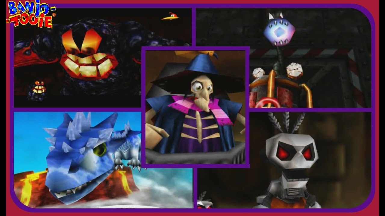 Banjo-Tooie - All Boss Encounters - NO DAMAGE!!