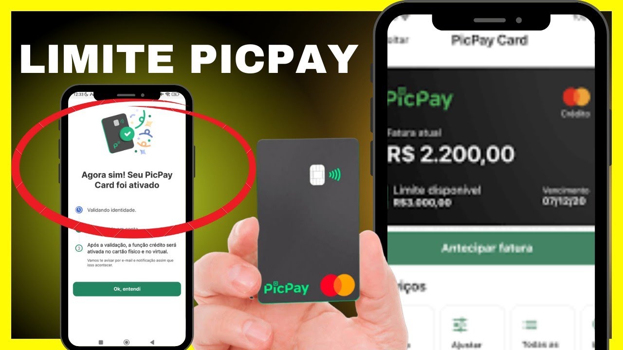 ✅ LIMITE NO CART&Atilde;O DA CONTA PICPAY PR&Eacute; APROVADO VEJA COMO FUNCIONA